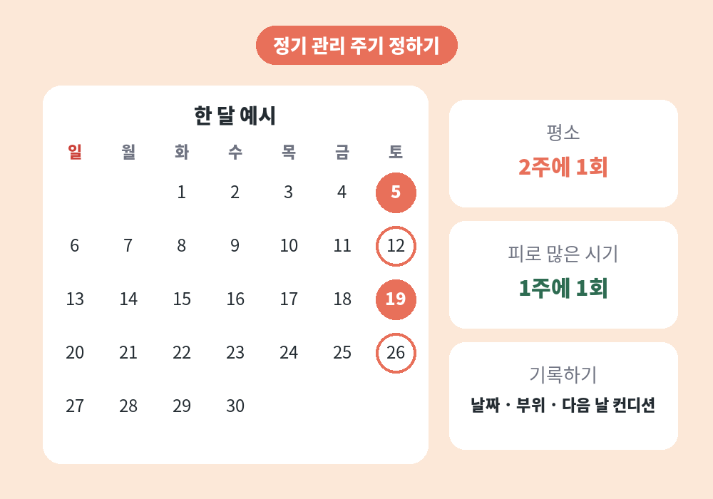 좌동 스웨디시 마사지 정기 관리 주기 달력