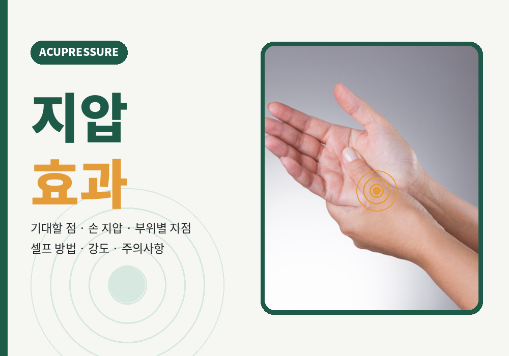 지압 효과 정보 가이드 대표 이미지